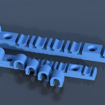 Bộ kẹp quản lý dây cáp dưới bàn