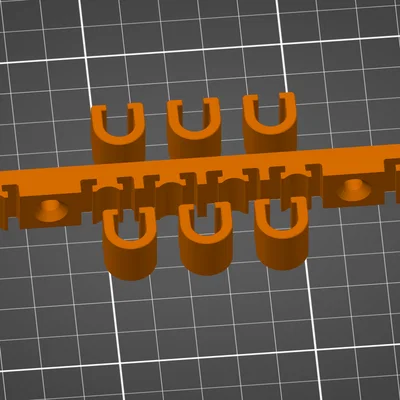 Bộ kẹp quản lý dây cáp dưới bàn