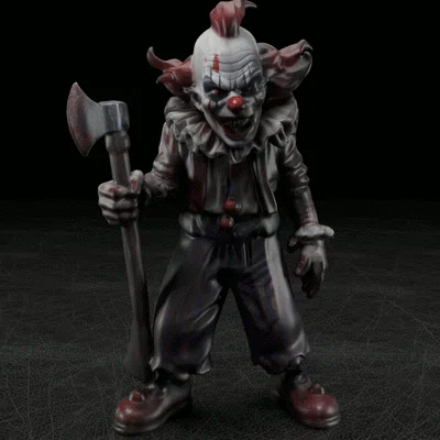 Gã Hề Kinh Dị Cầm Rìu (Creepy Clown with Axe)