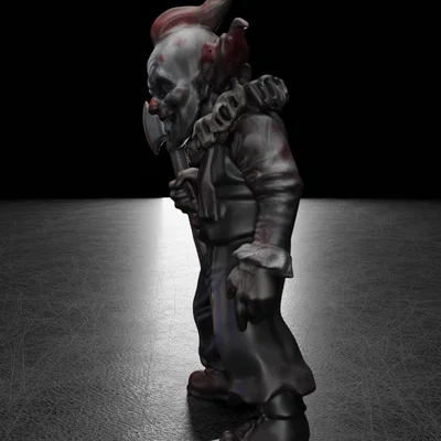 Gã Hề Kinh Dị Cầm Rìu (Creepy Clown with Axe)