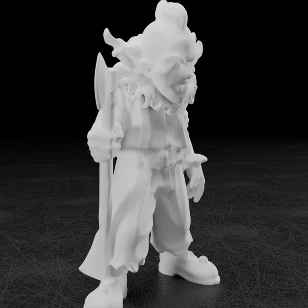 Gã Hề Kinh Dị Cầm Rìu (Creepy Clown with Axe) - Image 20