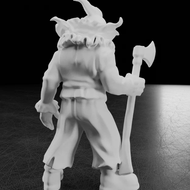 Gã Hề Kinh Dị Cầm Rìu (Creepy Clown with Axe) - Image 22