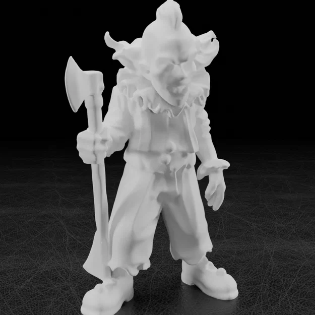 Gã Hề Kinh Dị Cầm Rìu (Creepy Clown with Axe) - Image 23