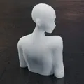 Tượng bán thân nữ nhân - Mô hình 3D trang trí nghệ thuật - Thumbnail 6