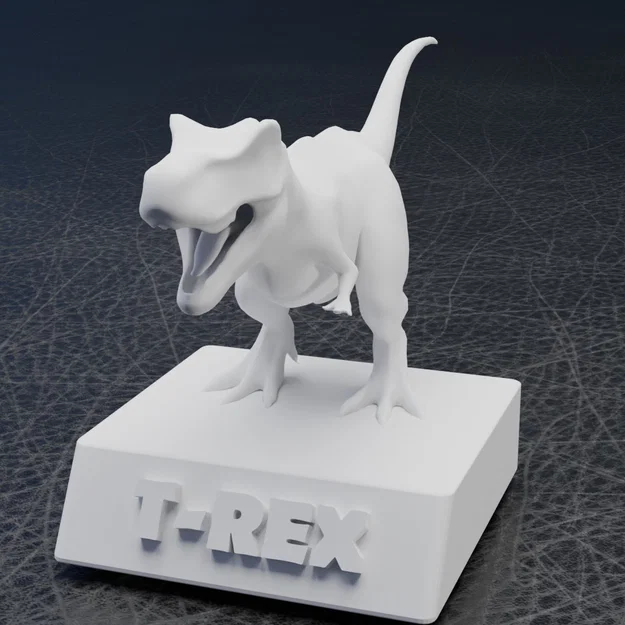 Mô hình khủng long T-REX để bàn in 3D cực ngầu - Image 1