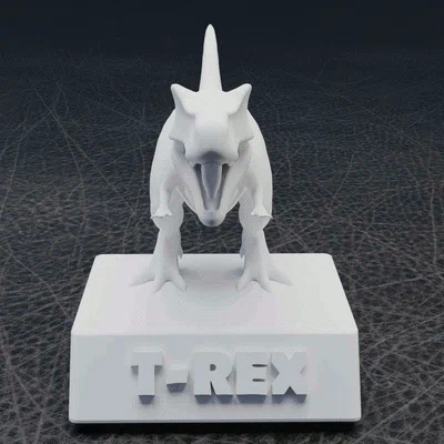 Mô hình khủng long T-REX để bàn in 3D cực ngầu