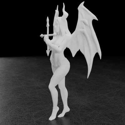 Mô hình Evil Woman - Nhân vật nữ ma mị phong cách Dark Fantasy