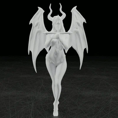 Mô hình Evil Woman - Nhân vật nữ ma mị phong cách Dark Fantasy