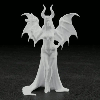 Mô hình 3D Evil Woman - Nữ quỷ đầy ma mị