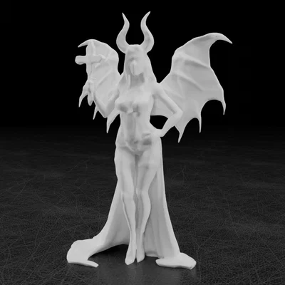 Mô hình 3D Evil Woman - Nữ quỷ đầy ma mị