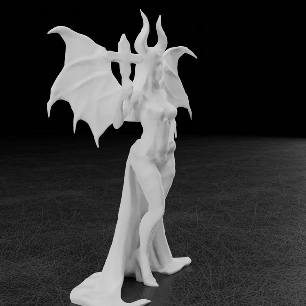 Mô hình 3D Evil Woman - Nữ quỷ đầy ma mị - Image 12