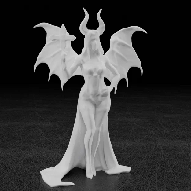 Mô hình 3D Evil Woman - Nữ quỷ đầy ma mị - Image 13