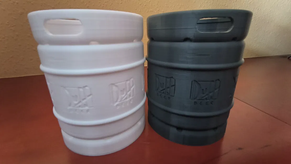 Mẫu ống cắm bút 3D hình thùng bia Duff siêu ngầu - Image 2