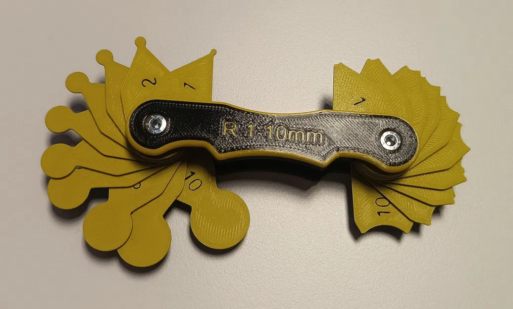 Bộ thước đo bán kính (Radius gauges) 1-30mm - Image 9