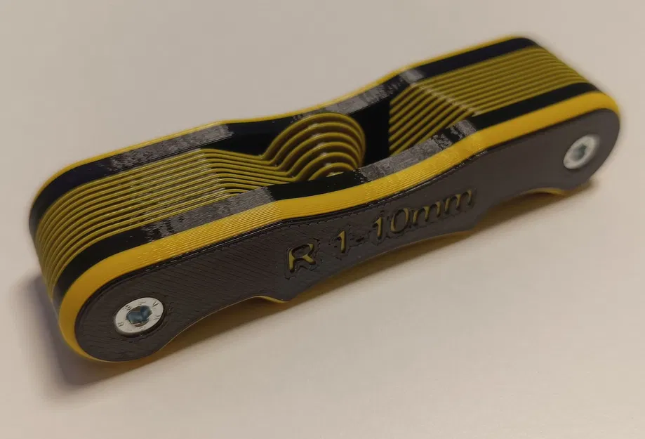 Bộ thước đo bán kính (Radius gauges) 1-30mm - Image 21