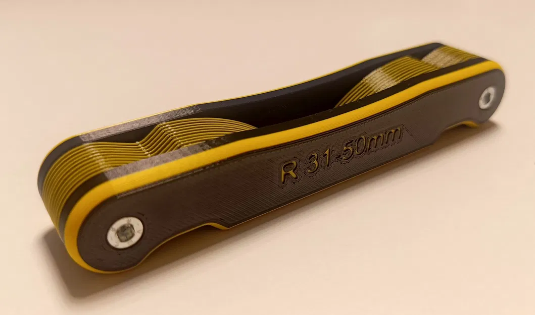 Bộ thước đo bán kính 31-50mm - Image 1