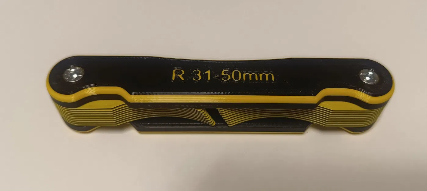 Bộ thước đo bán kính 31-50mm - Image 6