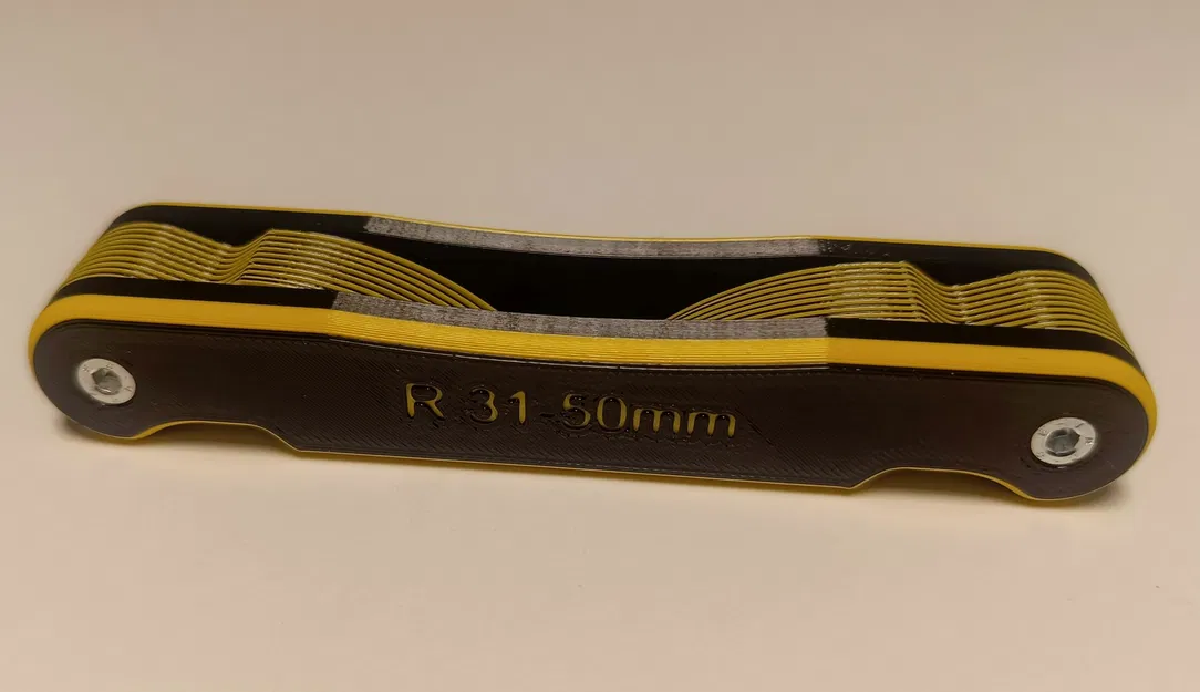 Bộ thước đo bán kính 31-50mm - Image 7