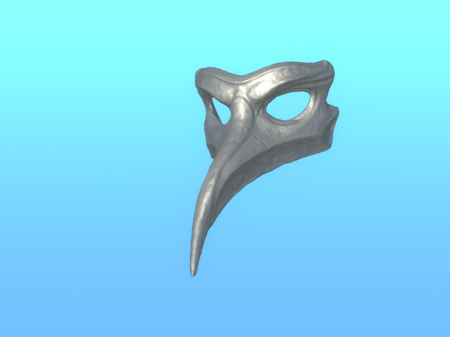 Mô hình trang trí mặt nạ SCP-049 (Plague Doctor) ấn tượng