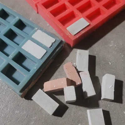 Khuôn in 3D tạo gạch thu nhỏ (Miniature Bricks Mold) cho sa bàn