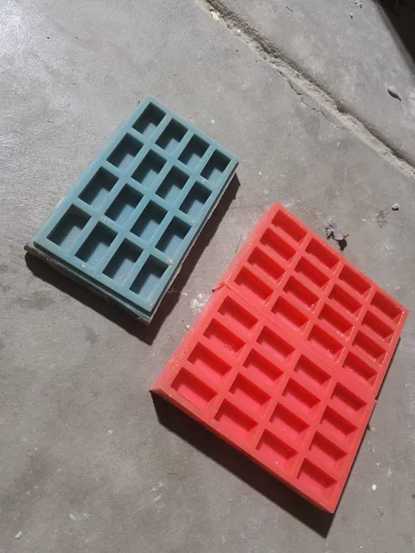 Khuôn in 3D tạo gạch thu nhỏ (Miniature Bricks Mold) cho sa bàn - Image 3