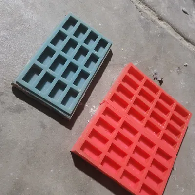 Khuôn in 3D tạo gạch thu nhỏ (Miniature Bricks Mold) cho sa bàn