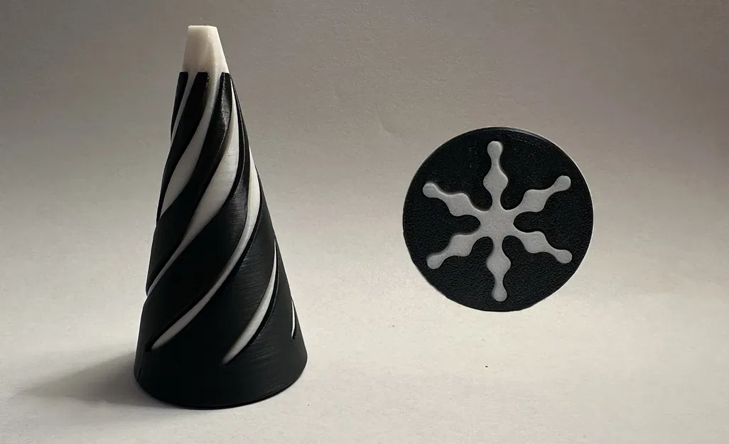 Mô hình Passthrough hình Nón Bông Tuyết - Image 1