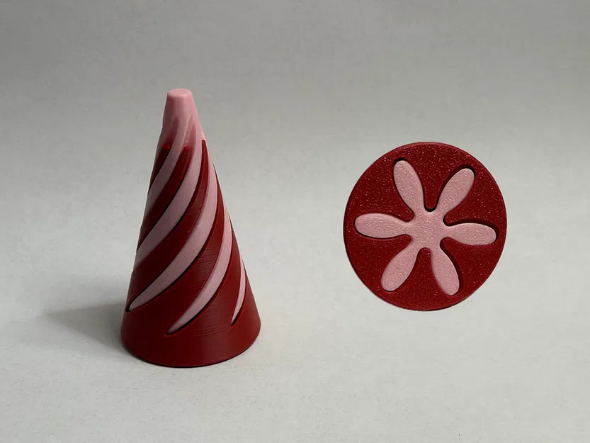 Mô hình Flower-Cone Passthrough (Lỗ thông hình bông hoa) - Image 1