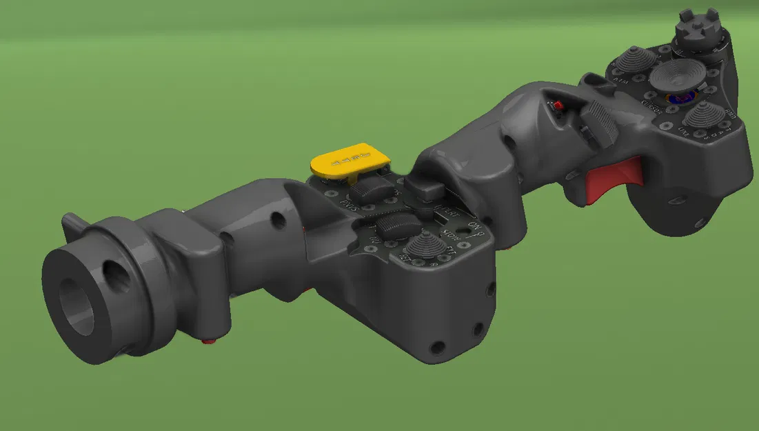 Tay cầm AH-64 Collective Grip in 3D - Image 2