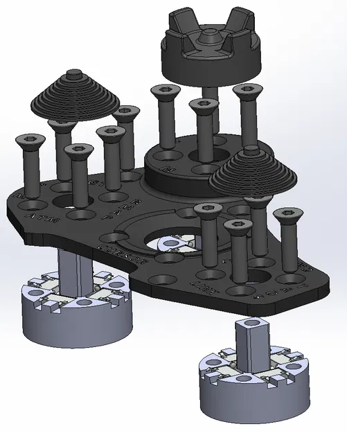 Tay cầm AH-64 Collective Grip in 3D - Image 6