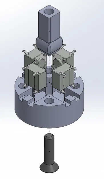 Tay cầm AH-64 Collective Grip in 3D - Image 7