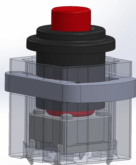 Tay cầm AH-64 Collective Grip in 3D - Image 9