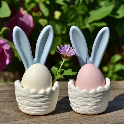 Khay Đựng Trứng Hình Thỏ (Bunny Egg Holder)