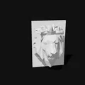 Mô hình đầu sư tử nghệ thuật Low Poly trang trí tường 3D - Thumbnail 3