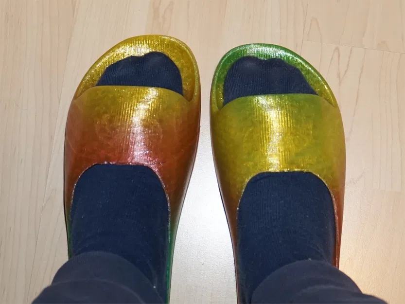 Dép Slide In 3D Hoàn Toàn - Đế Họa Tiết Sóng - Image 3