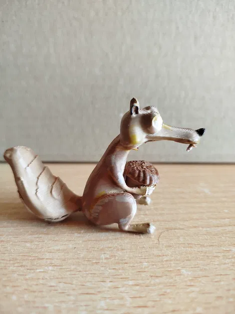 Mô hình chú sóc Scrat Ice Age in 3D độc đáo - Image 1