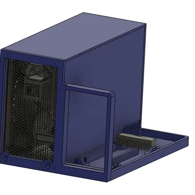 Vỏ case eGPU gắn ngoài ATX dùng cáp Oculink SFF 8612 SFF 8611