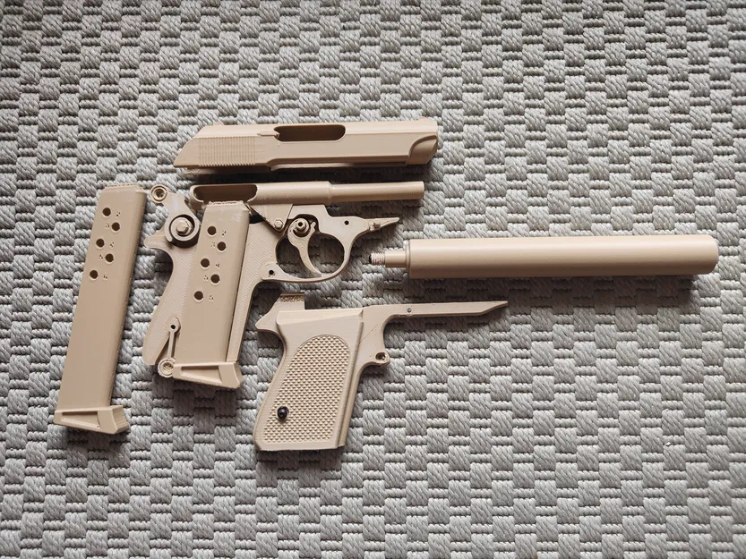 Walther PPK - Bản sao Fallout 4 - The Deliverer V3 - Image 7