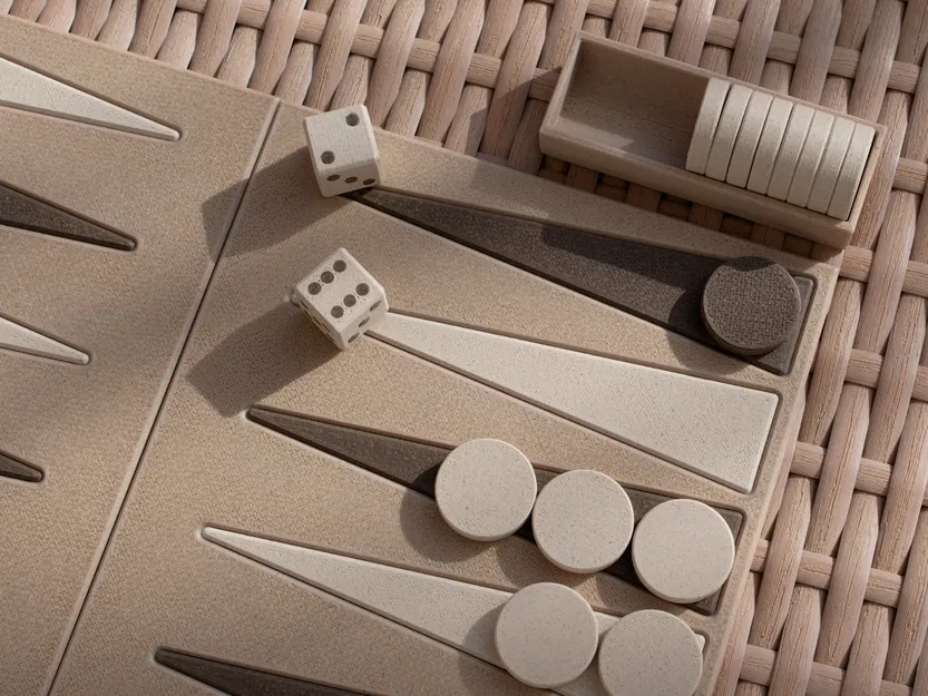 Bộ cờ Backgammon 3D độc đáo, thiết kế mô-đun dễ in - Image 3