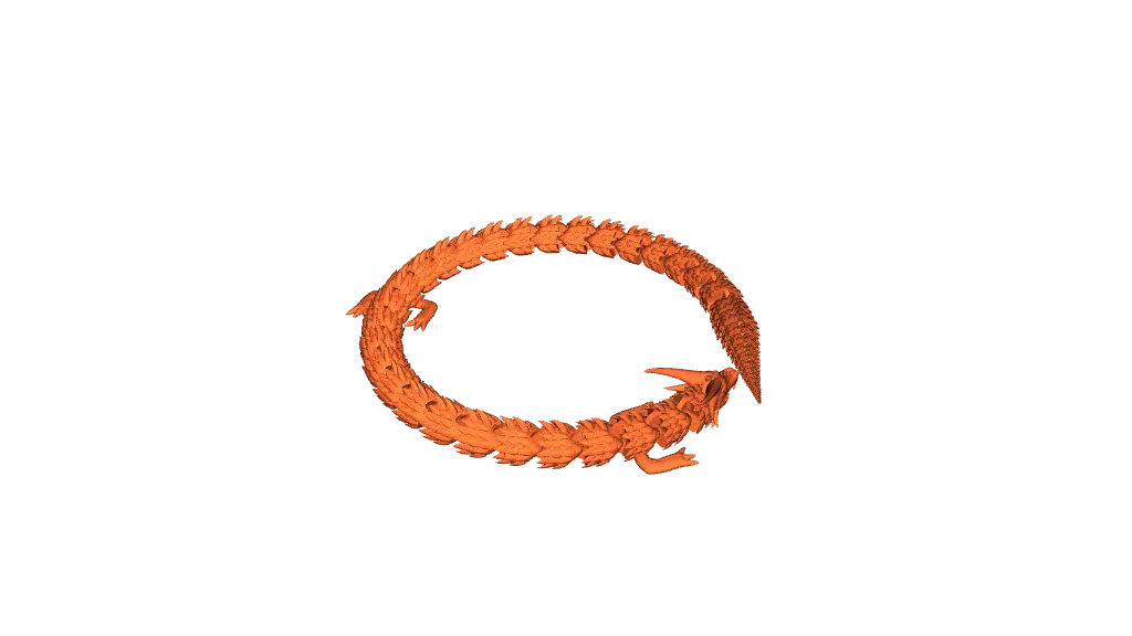 Mô hình rồng khớp nối (Articulated Dragon) in 3D siêu linh hoạt - Image 1