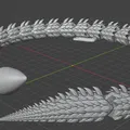 Mô hình rồng khớp nối 3D độc đáo (Articulated Dragon Plug) - Thumbnail 1