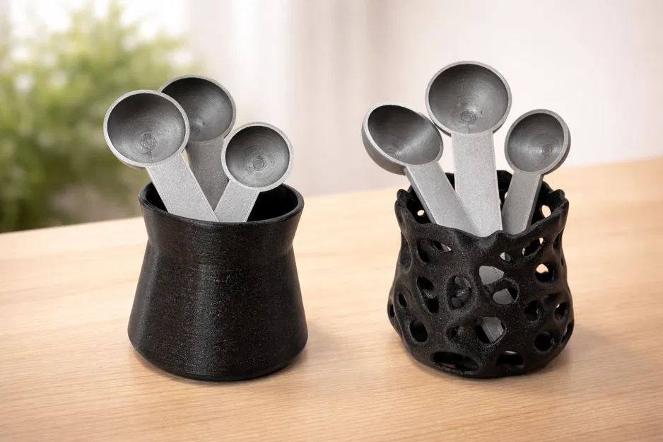 Bộ Muỗng Đong Cà Phê & Đế (1-5 Cốc): Cho Tách Cà Phê Hoàn Hảo - Mọi Lúc Mọi Nơi! - Image 1