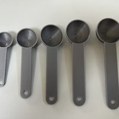 Bộ Muỗng Đong Cà Phê & Đế (1-5 Cốc): Cho Tách Cà Phê Hoàn Hảo - Mọi Lúc Mọi Nơi!