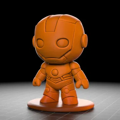 Mô hình Iron Man phiên bản Chibi đáng yêu - File in 3D STL