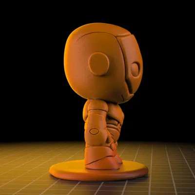 Mô hình Iron Man phiên bản Chibi đáng yêu - File in 3D STL