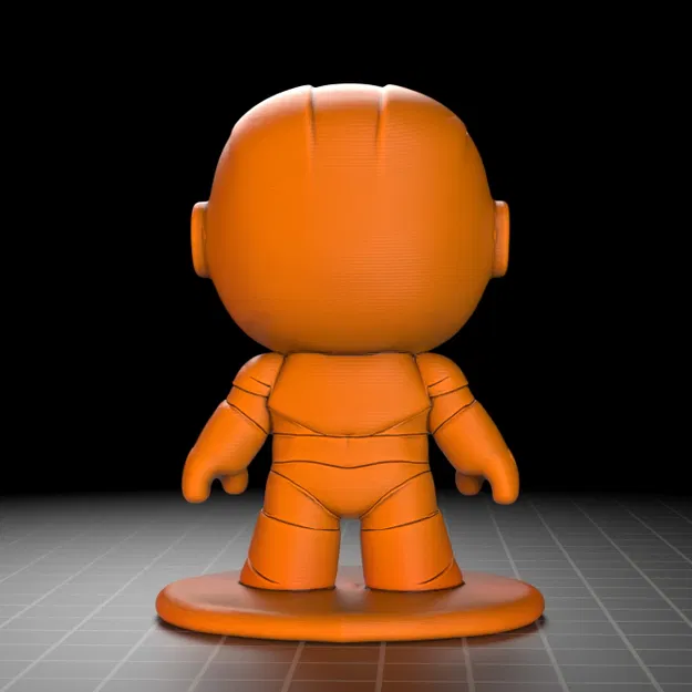 Mô hình Iron Man phiên bản Chibi đáng yêu - File in 3D STL - Image 3