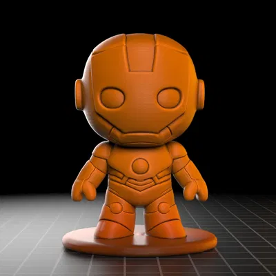 Mô hình Iron Man phiên bản Chibi đáng yêu - File in 3D STL