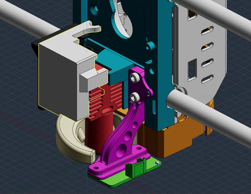 Nắp che quạt đầu in Qidi Plus 4 (Hotend Fan Shroud) - Bảo vệ tối ưu - Image 2