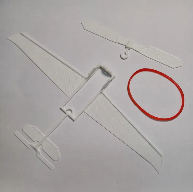 Máy bay dây thun (Rubber Band Plane) - Image 2