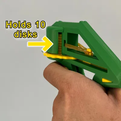 Nitro Disk Launcher - Súng Bắn Đĩa Futuristic